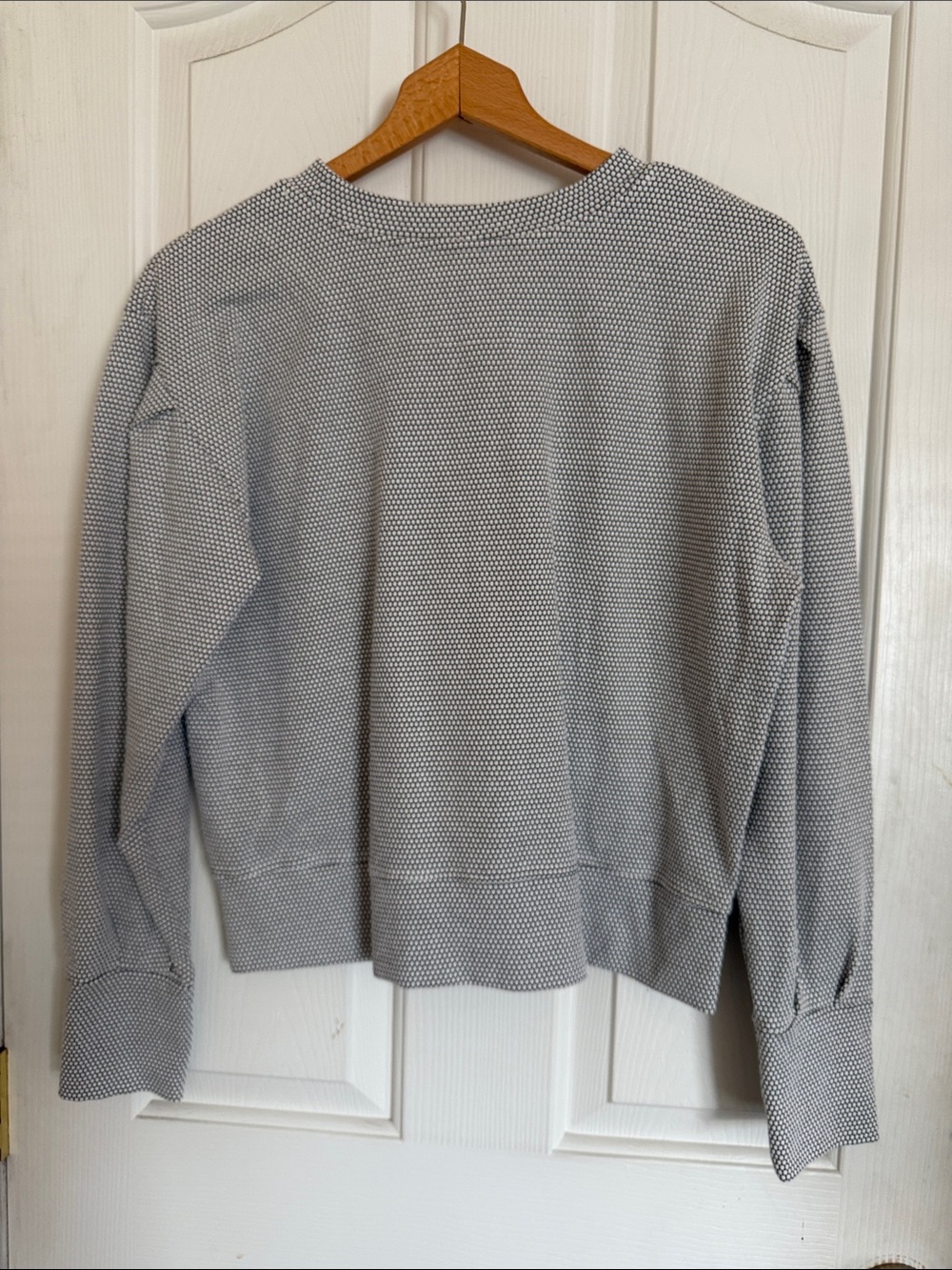 Albion Fit Serena Honeycomb Puff Shoulder Long Sleeve Top size L - Picture 3 of 7